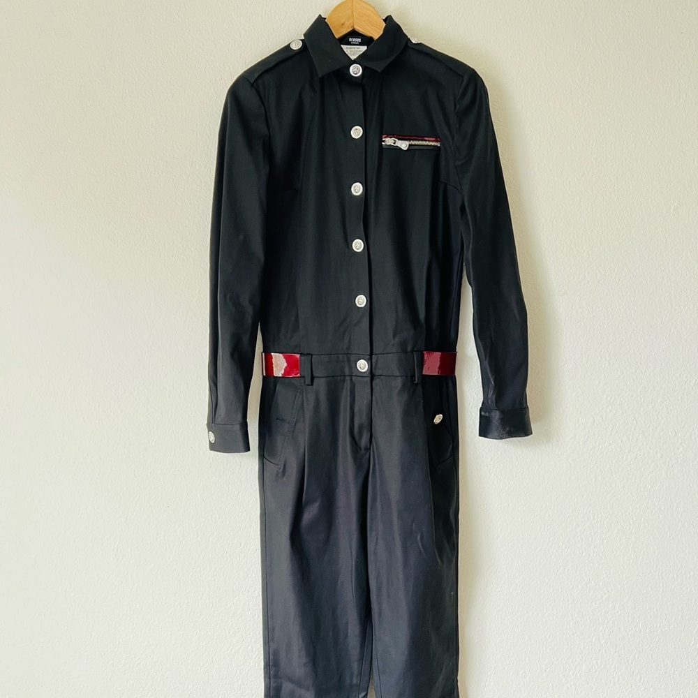 Versus By Versace Black and Red Jumpsuit